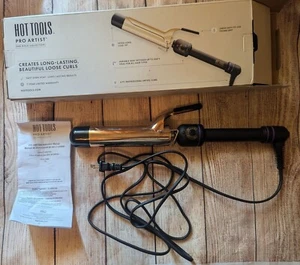 Hot Tools Pro Artist 24K Gold Curling Iron | Long Lasting, Defined Curls (1.5 ") - Picture 1 of 4