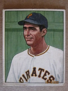 Tarjeta de béisbol 1950 Bowman Rookie #123 Pittsburgh Pirates Dino Restelli - Imagen 1 de 6