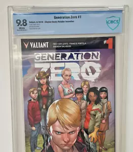 Generation Zero #1 CBCS 9.8 1 für 40 Händler Incentive Variante Comic Valiant - Bild 1 von 5