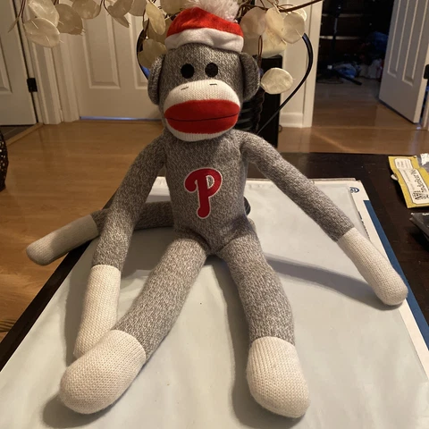 sock monkey phillies 19inch B6 Cover