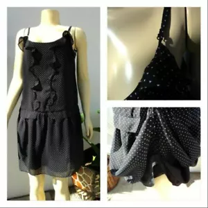 BCBGeneration Dress -black with dots color- SZ:Medium VERY NICE - Bild 1 von 8