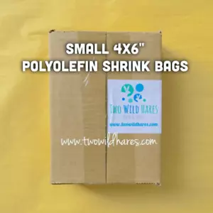 500-SM 4x6" POLYOLEFIN Shrink Bags 100g, (Smell Through Plastic) - Picture 1 of 8