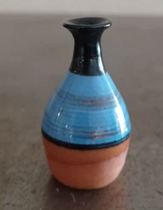 Miniatur Ton Kian Danmark Vase 1,7" hoch Vintage - Bild 1 von 12