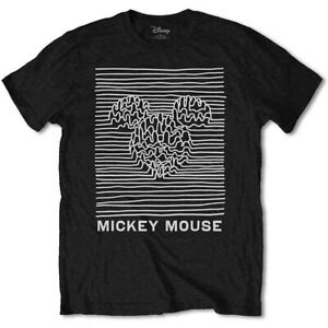 Disney Mickey Mouse Unknown Pleasures officiel T-shirt Hommes unisexe
