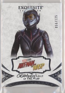 2021 Upper Deck Marvel Black Diamond /125 Evangeline Lilly The Wasp as #21 0f1g