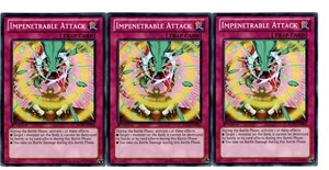 Yugioh- 3X Impenetrable Attack - Common - 1st Edition - REDU-EN066 - Near Mint - Picture 1 of 1