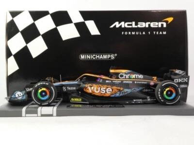 Minichamps Mclaren MCL36 #3 Daniel Ricciardo Abu Dhabi GP 2022 1/18 537224003 - Immagine 1 di 4