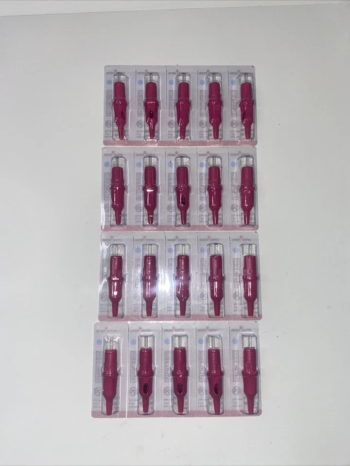 Aguja de tatuaje cosmética 20 cartuchos desechables esterilizados ROSA Bamttoo exp 2028 Foto 1 de 4