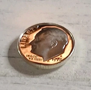 Moneda de diez centavos Roosevelt 1998-S a prueba de camafeo 90 % plata 10C año de acuñación baja ~ ¡Envío gratis! - Imagen 1 de 5