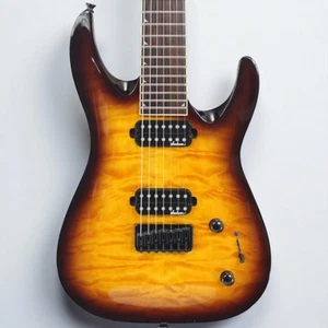 Jackson 7-String Electric Guitar DINKY Basswood Body Quilted Maple Neck Made in - Picture 1 of 10