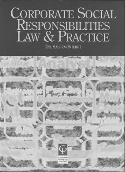 Corporate Social Responsibilities: Law and Practice By Saleem Sheikh - Image 1 of 1