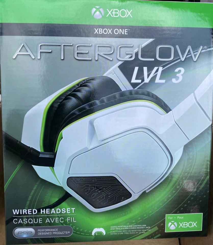 PDP After Glow LVL 3 Xbox One Console Series S & X Gaming Wired Headset NEW - Image 1 of 1
