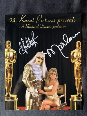 Фотография GOLDUST & MARLENA с двойным автографом на заказ 8x10 - Изображение 1 из 4