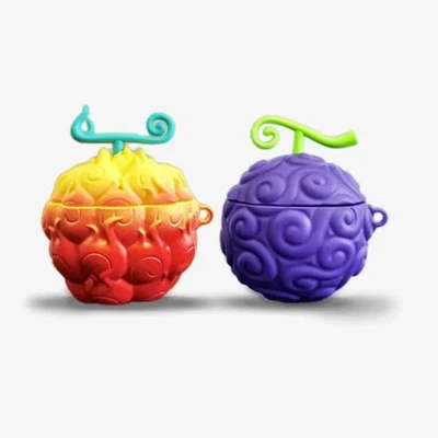One Piece Devil Fruit AirPods Case – Compatible with AirPods 1/2/3/4 & Pro 1/2 - Image 1 of 4
