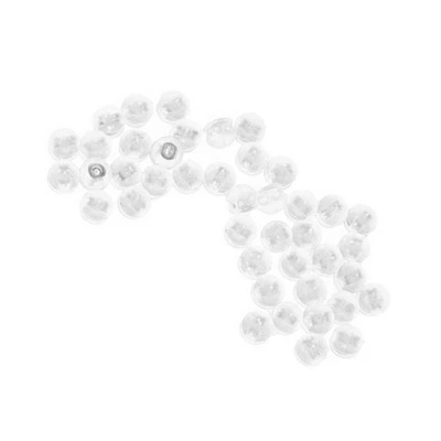  50 Piezas Parches de Soporte para Pendientes Cobre Silicona Tachuela Acolchado Foto 1 de 4