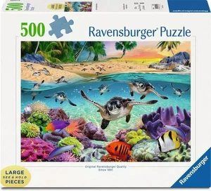 Ravensburger - Race of the Baby Sea Turtles - Puzzle 500 piezas GRANDES - NUEVO - Imagen 1 de 2