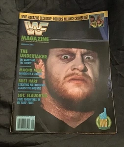 VINTAGE GENNAIO 1992 WWF WRESTLING MAGAZINE WWE WCW Undertaker Rockers Macho Man - Foto 1 di 7