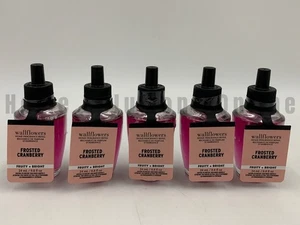 Bath & Body Works Frosted Cranberry Wallflower Fragrance Bulbs S/5 #3006D - Picture 1 of 1