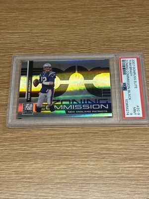 Donruss Elite 2007 Tom Brady comisión de zonificación - inserto negro/400 PSA 9 como nuevo Foto 1 de 3