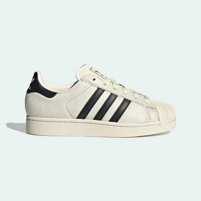 Adidas Women's Superstar 2 Originals Multiple Sizes Off White Pony Hair |JQ7418| - Image 1 of 4