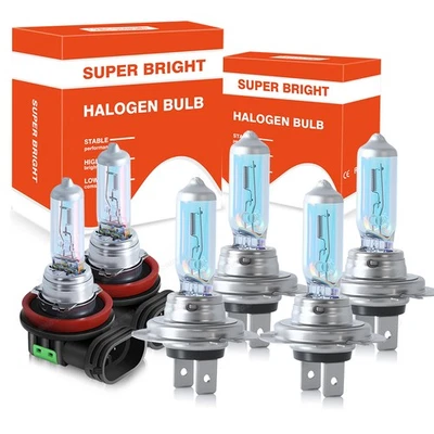 For Mercedes-Benz E350 E550 E63 AMG 2008-2012 Headlight Fog Light Bulbs 3800K 6X - Image 1 of 4