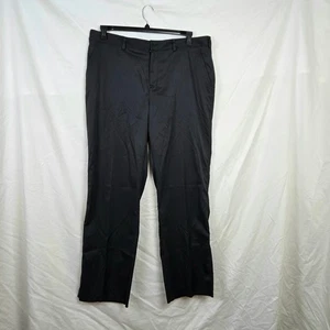 Pantaloni eleganti casual leggeri Nike uomo neri Dri-Fit Tech flat davanti taglia 42 - Foto 1 di 9