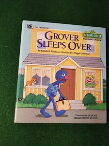 Grover Sleeps Over Hardcover Elizabeth Winthrop - Picture 1 of 2
