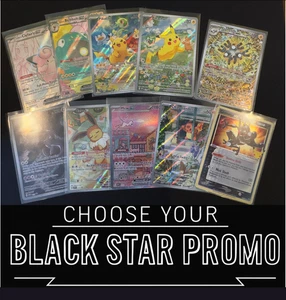 Choose Your Pokemon Black Star Promo Cards Full Art, Cosmo Holo, English NM - Picture 1 of 33