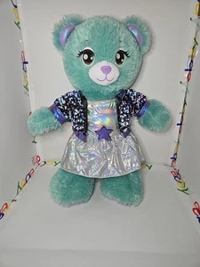 Build A Bear Workshop Disney Ariel The Little Mermaid Glitter Bear Plush 16” - Picture 1 of 15