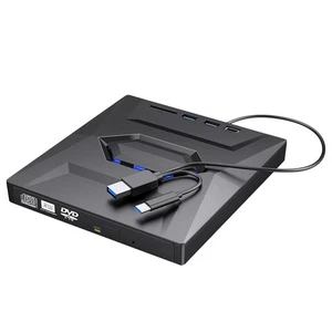 External DVD CD Writer Burner CD and DVD Player Type C/USB3.0 External DVD7918 - Afbeelding 1 van 8