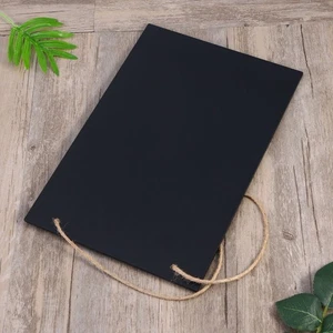  Vintage Frameless Chalkboard Sign Decorative Hanging Chalk Board for Rustic - Picture 1 of 11