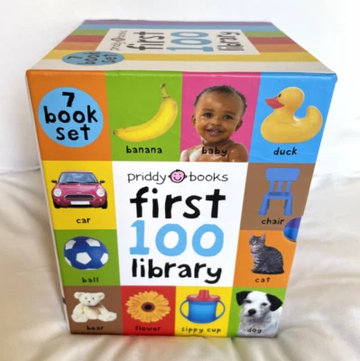 First 100 Library: 7 Book Box Set (Like New) - Image 1 of 4