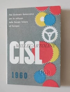CISL - Tessera 1960 Edili Cemento Laterizi - Picture 1 of 3