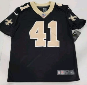Maglia Nike Alvin Kamara New Orleans Saints On Field Nero/Oro Uomo Taglia M NUOVA - Foto 1 di 6
