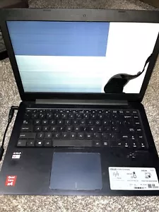 Asus E402WA-WH21 AMD E2-6110 1.5GHz 4GB RAM 64GB SSD Cracked Laptop Windows 10 - Picture 1 of 6