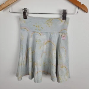 Rock Your Kid Skater Skirt Rainbow Print Size 5 Years - Picture 1 of 3