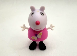 Peppa Pig FRIEND SUZY SHEEP Figure Pink Butterfly Dress Mini Replacement 2003 - Picture 1 of 10