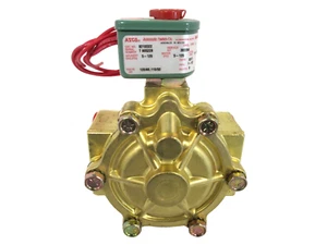 1-1/2" Asco Redhat 8210D22 2-Way Solenoid Valve. 120/60 110/50 - Picture 1 of 4