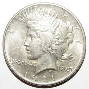 Peace Dollar 1921 vz (H182) - Bild 1 von 2