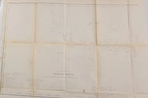 1859 U.S. Coast Survey nautical chart map Florida Reefs to Boca Grande Key - Picture 1 of 17
