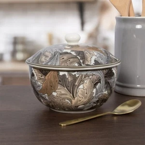 WILLIAM MORRIS ACANTHUS SERVING SOUP BOWL WITH LID - Picture 1 of 1