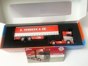 1/50 Scania R Topline 4X2 truck with trailer Verbeek & ZN. Tekno 71529 - Picture 1 of 7