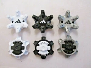 ADIDAS ThinTech PINS golf cleats Grey/Black or White (Choose Quantity From Menu) - Picture 1 of 5