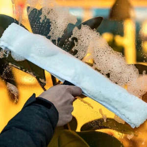 Professional Window Squeegee Wiper Blade Shower 14" Screen Washer Rubber Squeegy - Picture 1 of 15