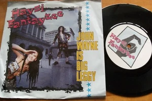 HAYSI FANTAYZEE 1982 JOHN WAYNE IS BIG LEGGY 45rpm 7" VINYL SINGLE RECORD AS NEW - Picture 1 of 2