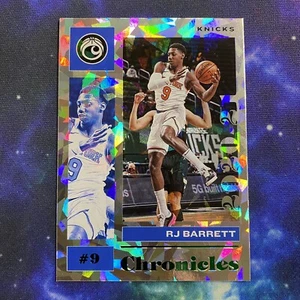 2020-21 Panini Chronicles RJ Barrett Fanatics Exclusive GREEN CRACKED ICE #18 - Picture 1 of 3