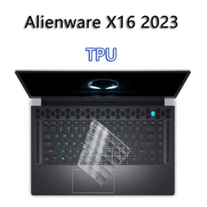 Cubierta protectora de teclado de poliuretano termoplástico para computadora portátil Dell Alienware X16 2023 de 16 pulgadas - Imagen 1 de 7