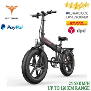 🚲ENGWE EP2 PRO FOLDING ELECTRIC BICYCLE BIG WHEELS 20*4 250-750W 120KM - Zdjęcie 1 z 12