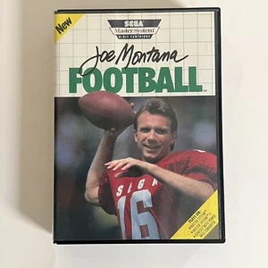Joe Montana Football Sega Master System 1990 With Manual Great Condition - Picture 1 of 8