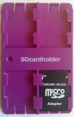 Estuche Soporte de Almacenamiento para Tarjeta Micro SD Súper Delgado Original SD/SDHC/SDXC USA Co Foto 1 de 4